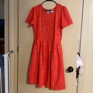 Lula Roe Pink floral dress